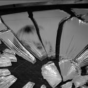 Broken mirror picture